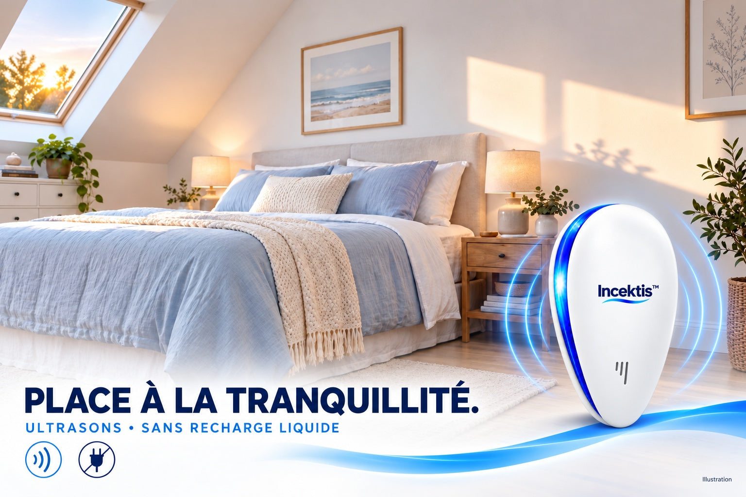 Chambre — exemple d’installation